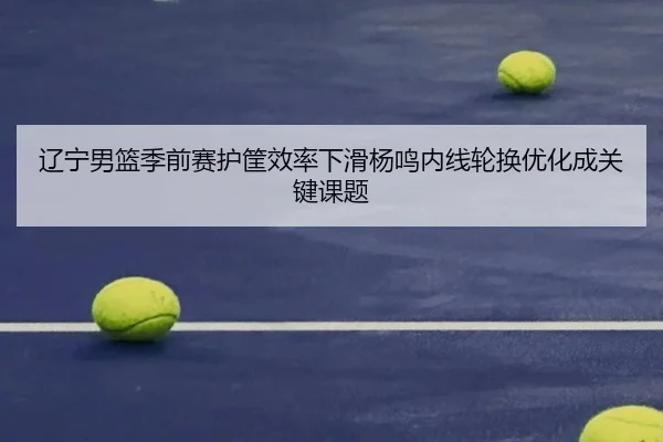 辽宁男篮季前赛护筐效率下滑杨鸣内线轮换优化成关键课题 | Sports